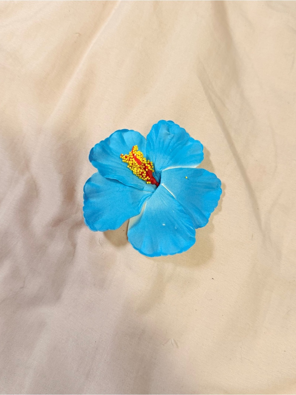 New Blue Floral Hair Clip